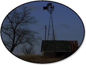 winter farm no snow-oval